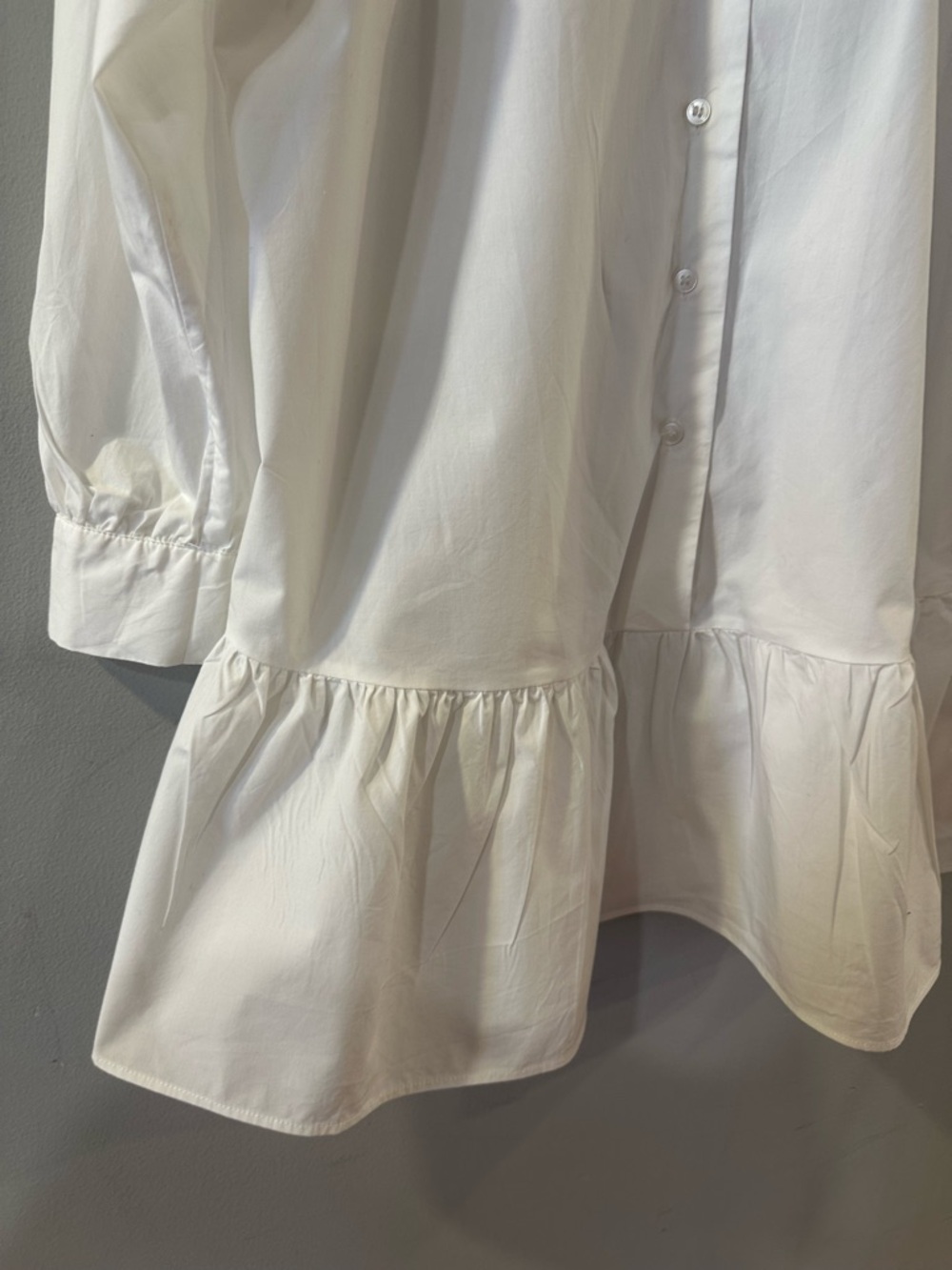 H&M White Mini Shirt Dress - Picture 5 of 6